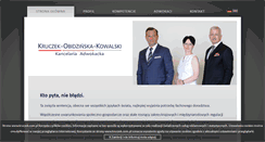 Desktop Screenshot of kruczek.com.pl