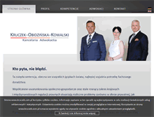 Tablet Screenshot of kruczek.com.pl